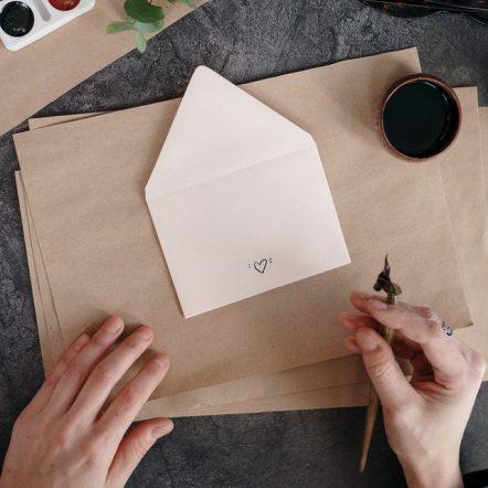 courrier dans un conditionnement special